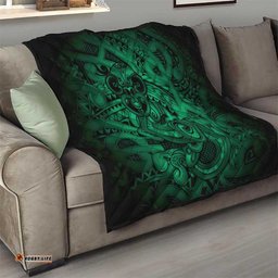 Aotearoa Maori Hei Tiki Quilt Kakariki Kowhaiwhai Puhoro Motif LT9