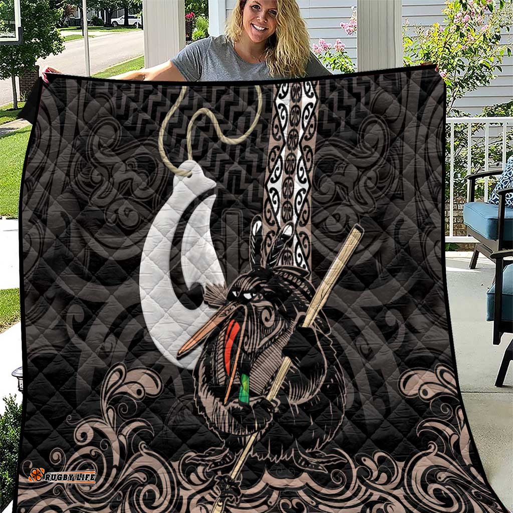 Aotearoa Hei Matau Quilt Haka Kiwi Mix Maori Mangopare LT14