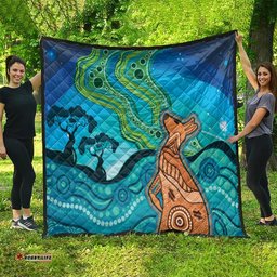 Aussie Aurora Borealis Aboriginal Art Quilt LT7