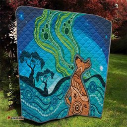 Aussie Aurora Borealis Aboriginal Art Quilt LT7