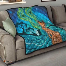 Aussie Aurora Borealis Aboriginal Art Quilt LT7