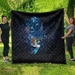 Aotearoa Matariki Quilt Maori Tribal with Silver Fern and Tui Bird Galaxy Style LT03