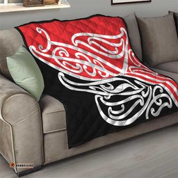 All Red New Zealand Kowhai Ngutukak Quilt LT9