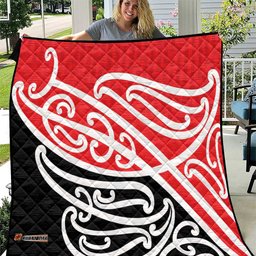 All Red New Zealand Kowhai Ngutukak Quilt LT9