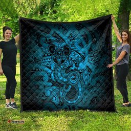 Aotearoa Maori Hei Tiki Quilt Kikorangi Kowhaiwhai Puhoro Motif LT9