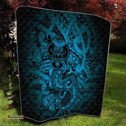 Aotearoa Maori Hei Tiki Quilt Kikorangi Kowhaiwhai Puhoro Motif LT9
