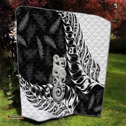 Aotearoa Manaia NZ Maori Silver Fern Quilt LT14