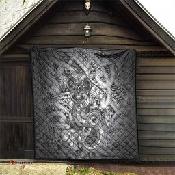 Aotearoa Maori Hei Tiki Quilt Kiwikiwi Kowhaiwhai Puhoro Motif LT9