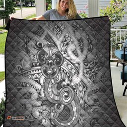 Aotearoa Maori Hei Tiki Quilt Kiwikiwi Kowhaiwhai Puhoro Motif LT9