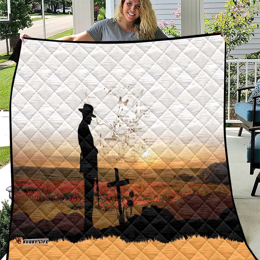 Australia And New Zealand ANZAC Day Quilt Battle Of Beersheba LT05