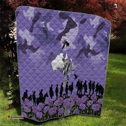 ANZAC Day Quilt Lest We Forget the Animals Too LT19