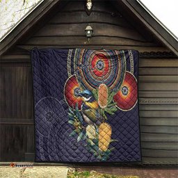 Aussie Honeyeaters Banksia Flowers Quilt Aboriginal Dots Painting LT9