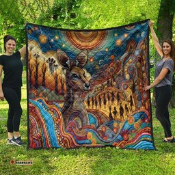 Aboriginal Dreamtime Stories Land Quilt LT9