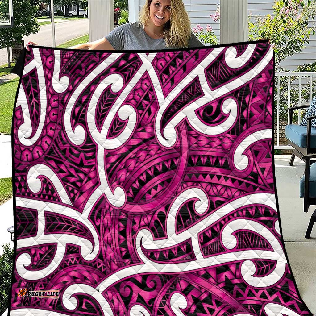 Aotearoa Maori Kowhaiwhai Quilt Mawhero Puhoro and Patiki LT9
