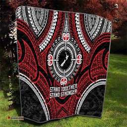 Aotearoa Proud To Be Maori Quilt New Zealand Fight Together LT9