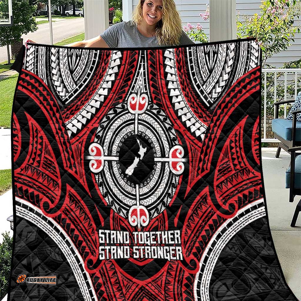Aotearoa Proud To Be Maori Quilt New Zealand Fight Together LT9