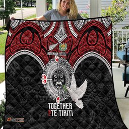 Aotearoa and Tonga Mo Te Tiriti Quilt New Zealand Honour The Treaty Ake!Ake!Ake! LT9