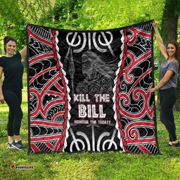 Aotearoa Waitangi Day Quilt Maori Warrior Tribal Tattoo LT05