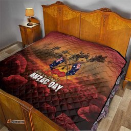 ANZAC Day Lest We Forget Quilt Australian Veterans Remembrance Tribute LT18