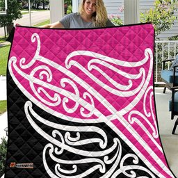 All Pink New Zealand Kowhai Ngutukak Quilt LT9