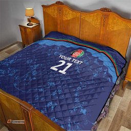 Afghan Atalans Cricket Custom Quilt Afghanistan Map with Sporty Style LT9