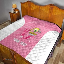Custom Bowls Australia Breast Cancer Quilt Pink Ribbon Aussie Map With Kangaroo Emu LT14