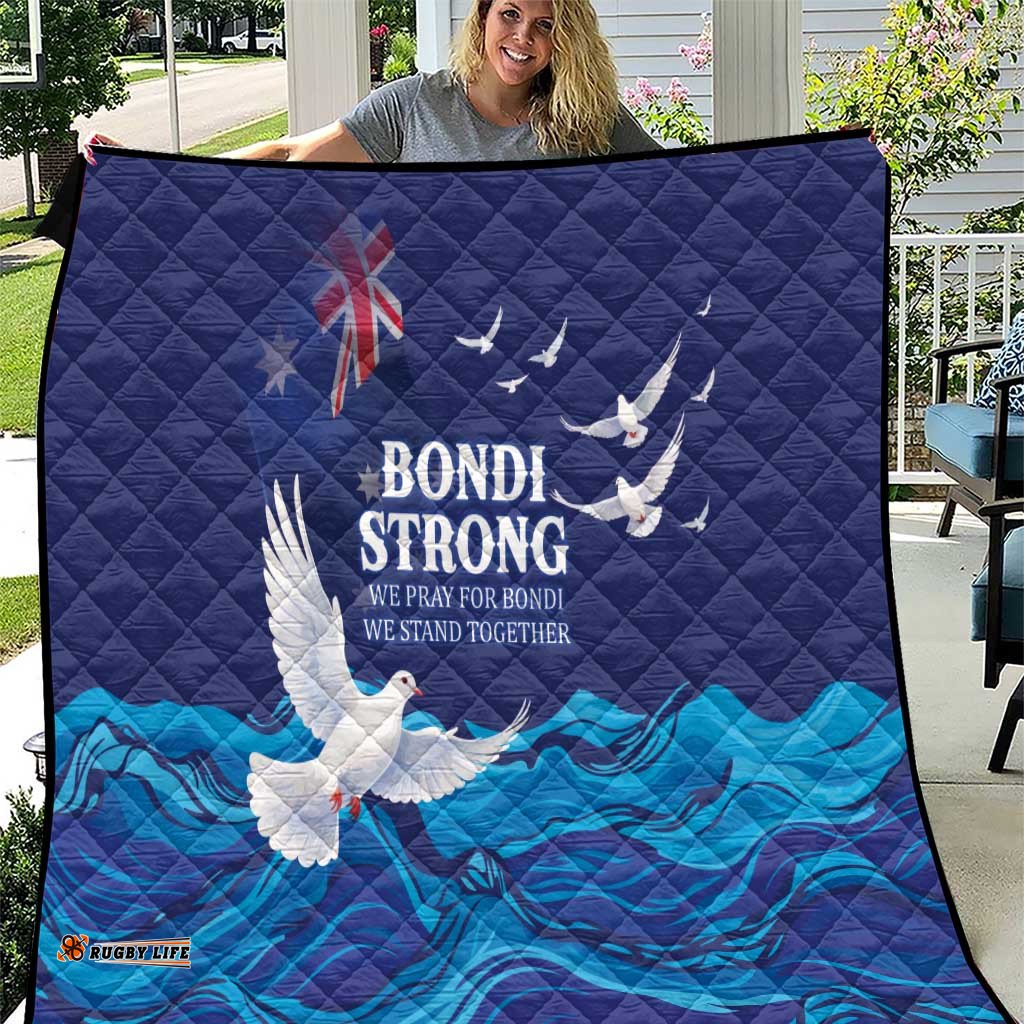 Bondi Beach Pray For Australia Quilt LT9