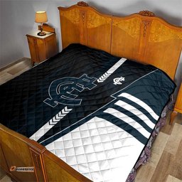 Carlton Blues Quilt Modern Geometric Sports Graphic Style TS04