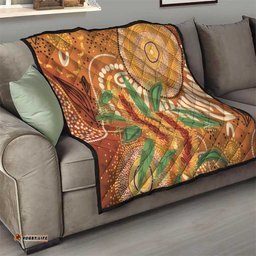 Australia Bottlebrush Quilt Callistemon Aussie Native Flowers Indigenous Art LT14