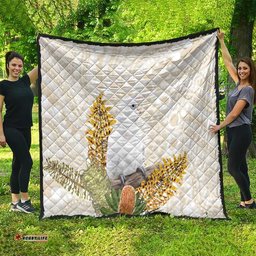 Australia Little Corella Quilt Cacatua Sanguinea Western Grevillea Aboriginal Art LT14