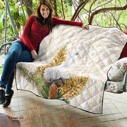 Australia Little Corella Quilt Cacatua Sanguinea Western Grevillea Aboriginal Art LT14