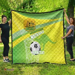 Custom Australia Soccer 2026 Quilt Come On Matildas LT14