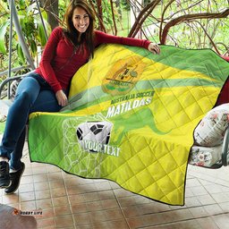 Custom Australia Soccer 2026 Quilt Come On Matildas LT14