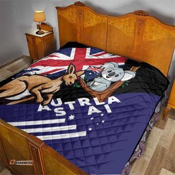 Australia Kangaroo Koala Together Quilt Special Edition LT01
