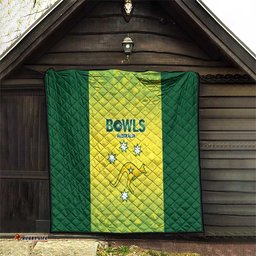Australian Kangaroo Lawn Bowls Quilt Aussie Minimalist Style LT9