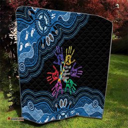 Autism Awareness Australia Indigenous Quilt We All Have Different Abilities LT14