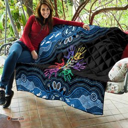 Autism Awareness Australia Indigenous Quilt We All Have Different Abilities LT14
