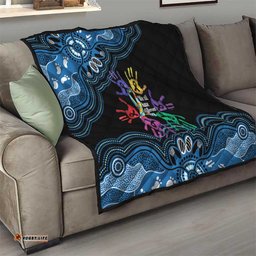 Autism Awareness Australia Indigenous Quilt We All Have Different Abilities LT14