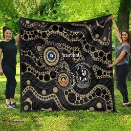 Collingwood NAIDOC Week 2026 Personalised Quilt 50 Years of Deadly Aboriginal Art LT14