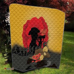 Australia Two-up Pennies ANZAC Day Quilt Slouch Hat Last Post With Poppy LT14