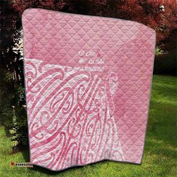 Breast Cancer Awareness Maori Quilt Kia Kaha Kia Maia Kia Manawanui LT7