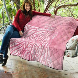 Breast Cancer Awareness Maori Quilt Kia Kaha Kia Maia Kia Manawanui LT7