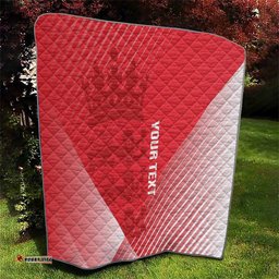 Custom England Cricket Quilt Go Champions Sporty Style LT14