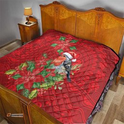 Australian Scarlet Robin Quilt Aboriginal Inspired Christmas LT9