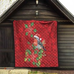 Australian Scarlet Robin Quilt Aboriginal Inspired Christmas LT9