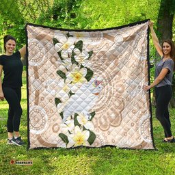 Australia Long-billed Corella Quilt Cacatua Tenuirostris Plumeria Aboriginal Art LT14