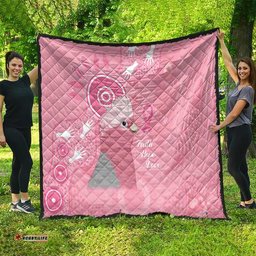 Australia Breast Cancer Awareness Quilt Galah Faith Hope Love Pink Month LT14
