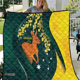 Australia Day Quilt Kangaroo National Color LT7