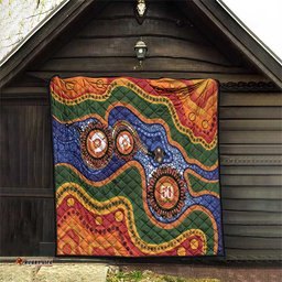 Australia NAIDOC Week 2026 Quilt 50 Years of Deadly Dhari Snake Aboriginal Art LT14