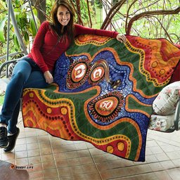 Australia NAIDOC Week 2026 Quilt 50 Years of Deadly Dhari Snake Aboriginal Art LT14